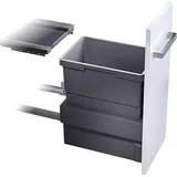 HAILO Abfallsammler 30cm Unterschrank Auszug CS Slide Cargo Synchro 30 Liter - Schwarz