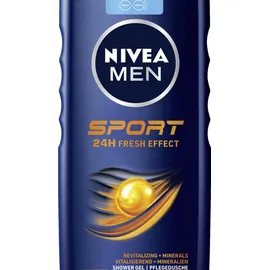 NIVEA Men Duschgel für Körper, Gesicht & Haar, Flasche, Sport(1 x 500 ml)