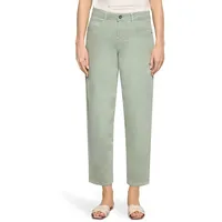 Cartoon Used Look-Jeans mit Waschung grün 40