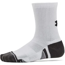 Under Armour Perform Tech Crew 3er Pack Socken Weiß/Grau M