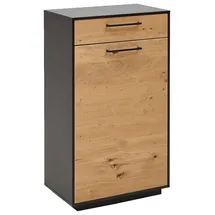 DIETER KNOLL SAVONA 60 x 103 x 37 cm 3 Fächer, 1 Schublade anthrazit / braun