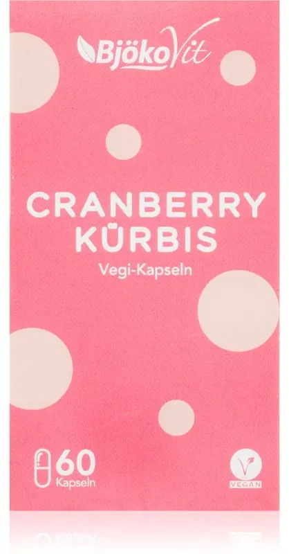 BjökoVit Cranberry-Kürbis Kapseln mit Pflanzenextrakten 60 KAP