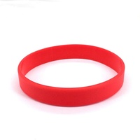 Silikon-Armbänder Solid Color Silikon Armbänder Stretch Silikon Sport Armbänder Armbänder Erwachsene Mode Party Sport Zubehör für Silikon Armbänder Bunt für Männer Frauen Teen Sport Geschenke(rot)