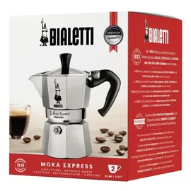 Bialetti Moka Express 2 Tassen silber