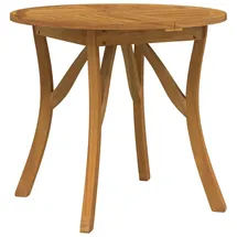 vidaXL Gartentisch Ø 85 x 75 cm Braun