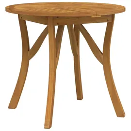 vidaXL Gartentisch Ø 85 x 75 cm Braun