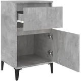 vidaXL Nachtschrank Betongrau 40 x 35 x 70 cm Grau