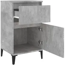 vidaXL Nachtschrank Betongrau 40 x 35 x 70 cm Grau