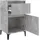 vidaXL Nachtschrank Betongrau 40 x 35 x 70 cm Grau