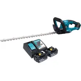 Makita DUH 607 RM2 Akku Heckenschere 18 V 60 cm + 2x Akku 4,0 Ah + Ladegerät