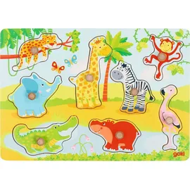 GoKi Steckpuzzle Afrikanische Tierkinder (57397)