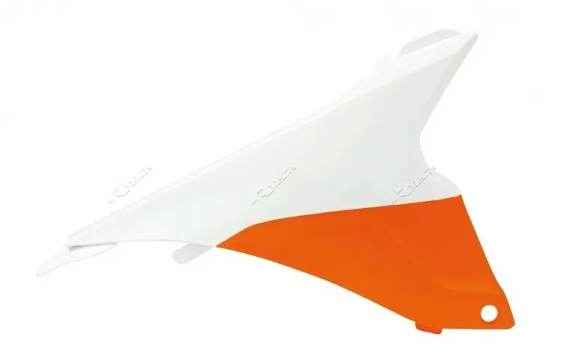 Race Tech KTM oranje/witte airbox covers