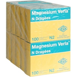 Verla Magnesium Verla N Dragees 10 x 100 St.