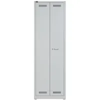 BISLEY Garderobenschrank Metall 50 x 60 x 185 cm Lichtgrau