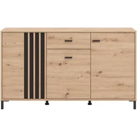 Home Affaire Laval 157 x 90 x 40 cm Artisan Eiche / Beige