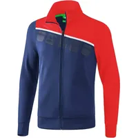 Erima Kinder 5-C Polyesterjacke, new navy/rot/weiß, 164