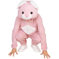 Ikumaal Hasen-Kostüm, J02 XL, für Erwachsen-e Männer Frau-en, Hase Kaninchen Wald-Tier Kostüm-e Fasching Karneval Fasnacht Faschingskostüm-e Karnevalskostüm-e