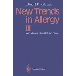 New Trends In Allergy Iii, Kartoniert (TB)