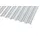 Scobalit Sinus 76/18 Acryl 300 x 104,5 cm 3 mm wabe klar