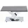 vierhaus Vardis Glas transparent / Metal 125 x 56 x 75 cm