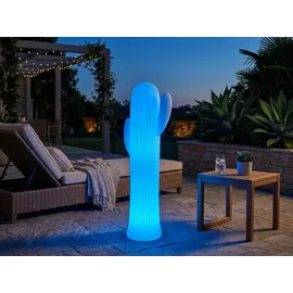 smartwares LED Solar-Stehleuchte Kaktus 111,5 cm 1 Stück weiß