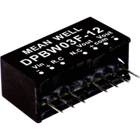 MeanWell Mean Well DPBW03G-12 DC/DC-Wandlermodul 125mA 3W Anzahl Ausgänge: