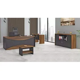 xl moebel gmbh Arbeitszimmer: Holzmöbel Set Schreibtisch, Aktenschrani Couchtisch