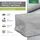mehr Garten Premium Protect Loungetisch-Abdeckung 125 x 75 x 45 cm Grau