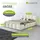 Juskys Polsterbett Catania 180 x 200 cm Creme inkl. Matratze