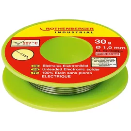 Rothenberger Industrial Bleifreies Elektroniklot 30g Lötzinn, bleifrei