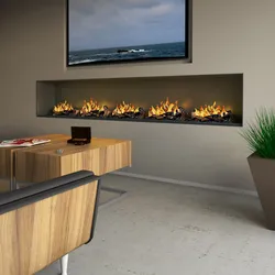 muenkel design wall fire electronic [Opti-myst heat Elektrokamineinsatz Wandeinbau]: 600 mm - 2.000 Watt Heizleistung