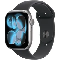 Apple Watch Series 11 GPS + Cellular 46mm Aluminium Space Gray Sport Band Black M/L
