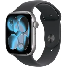 Apple Watch Series 11 GPS + Cellular 46mm Aluminium Space Gray Sport Band Black M/L