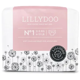LILLYDOO Baby Windeln Gr. 1 (2-5 kg) 24 St.