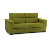 Talamo Italia - 3-Sitzer Schlafsofa Olimpia, Schlafsofa fürs Wohnzimmer, gepolstert, abnehmbar, 100% Made in Italy-Qualität, 225x95 h100 cm, Grün