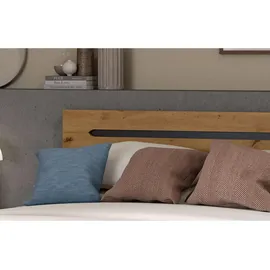 inn.furn Schlafzimmer Set Doppelbett 2x Nachttisch), 3x Bettschubkasten 140 x 200 Cooper,
