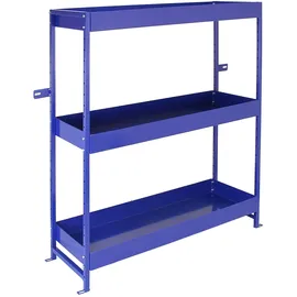 Monster Racking - Auto Transporter Fahrzeugausbau Werkstattwagen Werkzeugregal Regal Blau 116.5cm