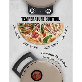 Bestron Pizzaofen Beige