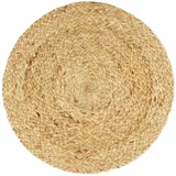 vidaXL Tischsets 4 Stk. Natur 38 cm Rund Jute