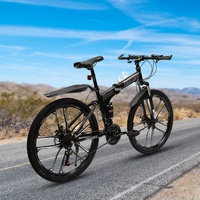 Mountainbike 26 Zoll mit 21 Gang und Scheibenbremse Fahrrad MTB Unisex, Alu Bike