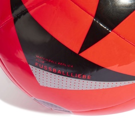 adidas EURO24 Club Fußball - rot/schwarz/silber-5