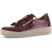 Gabor Sneaker Damen Bordo/Gold 37,5