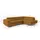 storez24 Eckcouch Textil 3-Sitzer Gold