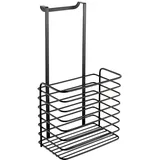 Metaltex Einhängekorb hoch Galileo Lava 20 x 15 x 36 cm schwarz