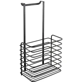 Metaltex Einhängekorb hoch Galileo Lava 20 x 15 x 36 cm schwarz