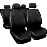 OEM Autositzbezüge-set Öko-leder Universal Schwarz Auto (7155)