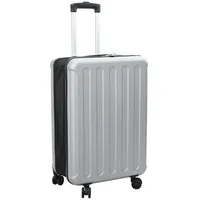 VidaXL Faltbarer Koffer Hartschale 24'' Silber 43x27x66 cm ABS
