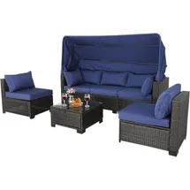 Hti-Living Outdoor Sofa Eleni Braun/Blau