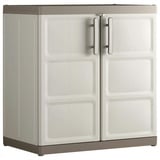 KETER Lagerschrank Excellence XL Beige und Taupe 93 cm