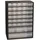 RAACO Kleinteilemagazin Stahlblech 306 x 150 x 420 mm schwarz 34 Schubladen
